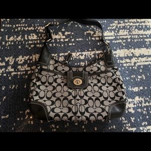 Coach signature purse